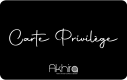 carte privilège Akhira carte privilège Akhira